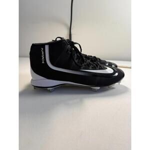 Nike Air‎ Huarache Baseball Metal Cleat Black and White Size 12